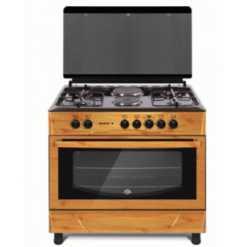 MAXI Gas Cooker 60*90 4 + 2 WOOD