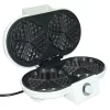 Silver Double Face Waffle Maker 1200w
