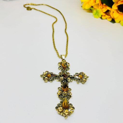 Fashion cross neckpiece - Image 3