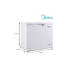 Midea 198 Litres Chest Freezer - HS 256