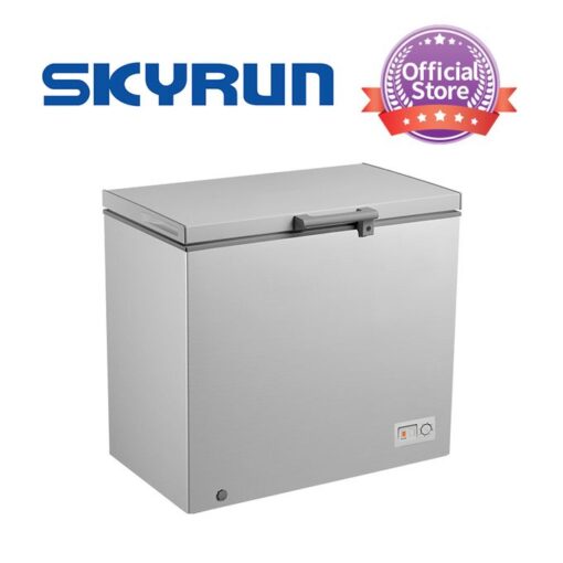 Skyrun 260 Litres Chest Freezer (BD-260A) - Grey - Image 4