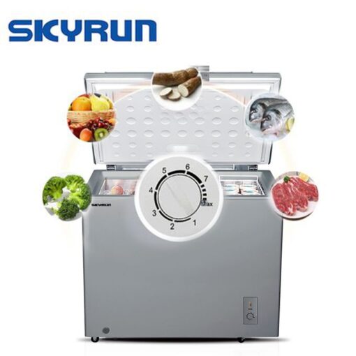 Skyrun 260 Litres Chest Freezer (BD-260A) - Grey - Image 3